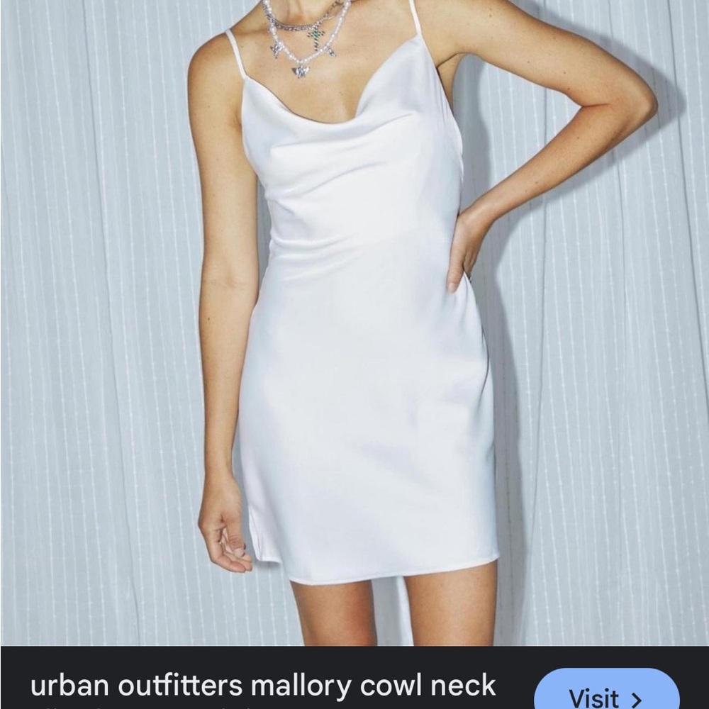 Urban Outfitters Cream Textured Dress